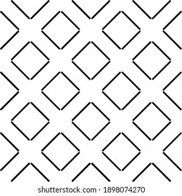 Textura en blanco y negro. Resumen de un patrón geométrico sin fisuras.