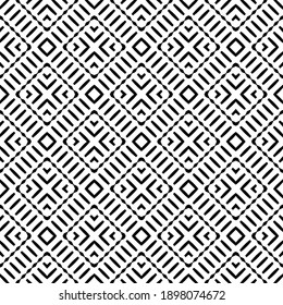 Textura en blanco y negro. Resumen de un patrón geométrico sin fisuras.
