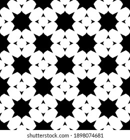 Textura en blanco y negro. Resumen de un patrón geométrico sin fisuras.