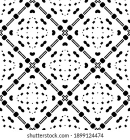 Textura en blanco y negro. Resumen de un patrón geométrico sin fisuras.