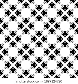 Textura en blanco y negro. Resumen de un patrón geométrico sin fisuras.
