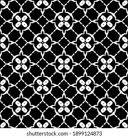 Textura en blanco y negro. Resumen de un patrón geométrico sin fisuras.