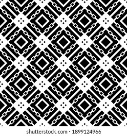 Textura en blanco y negro. Resumen de un patrón geométrico sin fisuras.