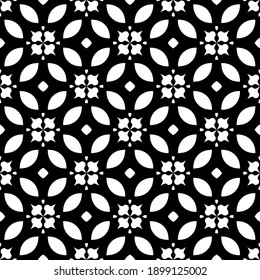 Textura en blanco y negro. Resumen de un patrón geométrico sin fisuras.