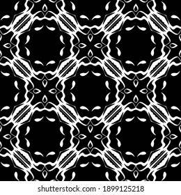Textura en blanco y negro. Resumen de un patrón geométrico sin fisuras.