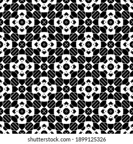 Textura en blanco y negro. Resumen de un patrón geométrico sin fisuras.