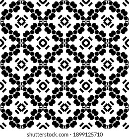Textura en blanco y negro. Resumen de un patrón geométrico sin fisuras.