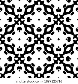 Textura en blanco y negro. Resumen de un patrón geométrico sin fisuras.