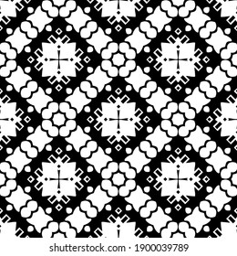Textura en blanco y negro. Resumen de un patrón geométrico sin fisuras.