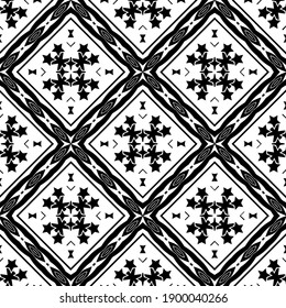 Textura en blanco y negro. Resumen de un patrón geométrico sin fisuras.