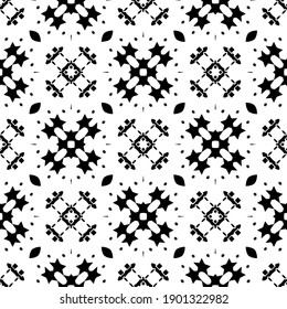 Textura en blanco y negro. Resumen de un patrón geométrico sin fisuras.