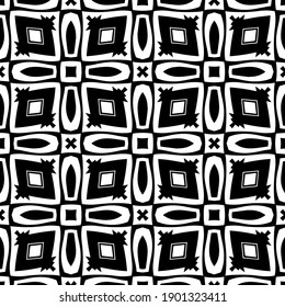 Textura en blanco y negro. Resumen de un patrón geométrico sin fisuras.