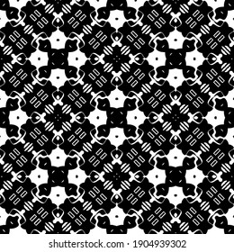 
Black and white texture. Abstract seamless geometric pattern.