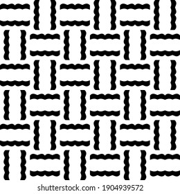 
Black and white texture. Abstract seamless geometric pattern.