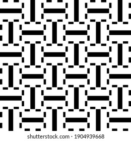 
Textura en blanco y negro. Resumen de un patrón geométrico sin fisuras.