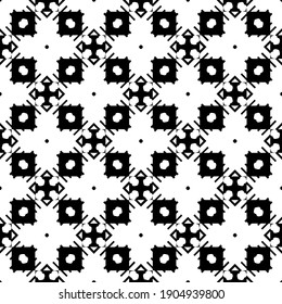 
Black and white texture. Abstract seamless geometric pattern.