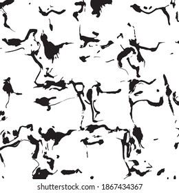 Black and white texture, background. Abstract, dirty design vector.