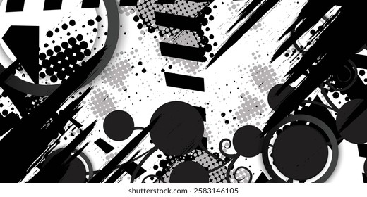 Black and white texture background design, abstract, vector, halftone, eps 10.