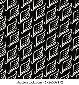 Textura en blanco y negro. Patrón sin problemas de fondo. Textura simple decorativa para papel pintado. Vector EPS 10.