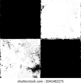 Schwarz-Weiß-Textur. Verzerrte Overlay-Textur. farbiger urbaner Hintergrund