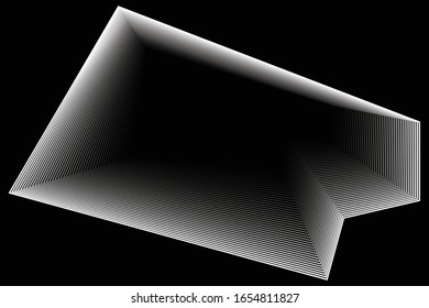 Elementos de textura en blanco y negro. Hipnosis mitad tono arte psicodélico