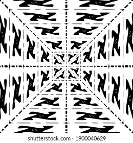  Black and white texture. geometric pattern.
