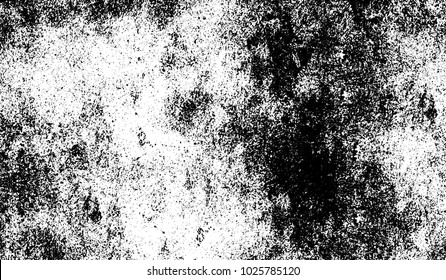 Black and white texture of grunge. Abstract vector monochrome background of dots, lines, dust, spots, chips