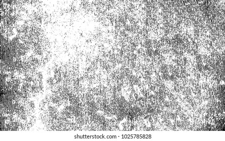 Black and white texture of grunge. Abstract vector monochrome background of dots, lines, dust, spots, chips
