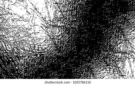 Black and white texture of grunge. Abstract vector monochrome background of dots, lines, dust, spots, chips