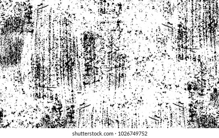 Black and white texture of grunge. Abstract vector monochrome background of dots, lines, dust, spots, chips