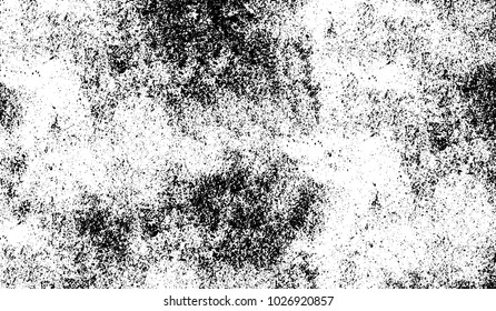 Black and white texture of grunge. Abstract vector monochrome background of dots, lines, dust, spots, chips