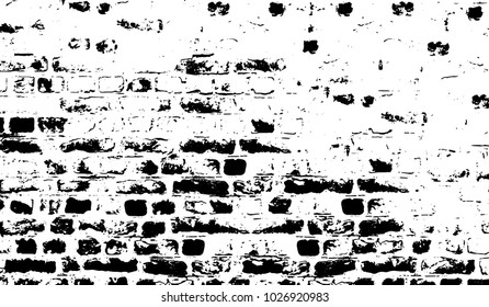 Black and white texture of grunge. Abstract vector monochrome background of dots, lines, dust, spots, chips