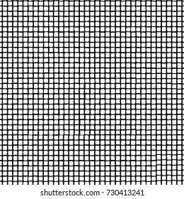 Black and white texture of grunge vector. Abstract monochrome pattern for surface and textile design. Brushed black paint cover. Grunge rough dirty background 