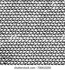 Black and white texture of grunge vector. Abstract monochrome pattern for surface and textile design. Brushed black paint cover. Grunge rough dirty background 
