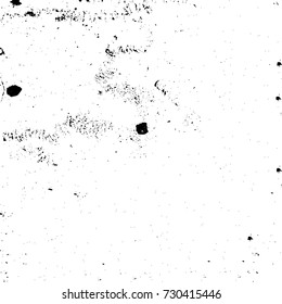Black and white texture of grunge vector. Abstract monochrome pattern for surface and textile design. Brushed black paint cover. Grunge rough dirty background 