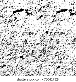 Black and white texture of grunge vector. Abstract monochrome pattern for surface and textile design. Brushed black paint cover. Grunge rough dirty background 