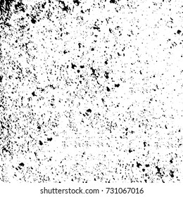 Black and white texture of grunge vector. Abstract monochrome pattern for surface and textile design. Brushed black paint cover. Grunge rough dirty background 