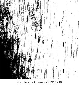 Black and white texture of grunge vector. Abstract monochrome pattern for surface and textile design. Brushed black paint cover. Grunge rough dirty background 