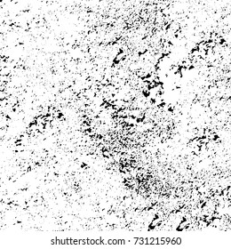 Black and white texture of grunge vector. Abstract monochrome pattern for surface and textile design. Brushed black paint cover. Grunge rough dirty background 
