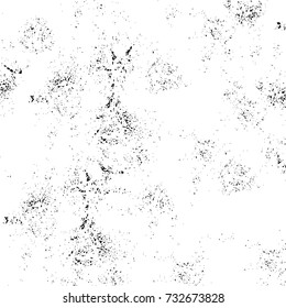 Black and white texture of grunge vector. Abstract monochrome pattern for surface and textile design. Brushed black paint cover. Grunge rough dirty background 