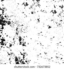 Black and white texture of grunge vector. Abstract monochrome pattern for surface and textile design. Brushed black paint cover. Grunge rough dirty background 