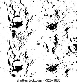 Black and white texture of grunge vector. Abstract monochrome pattern for surface and textile design. Brushed black paint cover. Grunge rough dirty background 