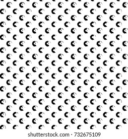 Black and white texture of grunge vector. Abstract monochrome pattern for surface and textile design. Brushed black paint cover. Grunge rough dirty background 
