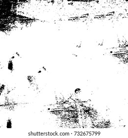 Black and white texture of grunge vector. Abstract monochrome pattern for surface and textile design. Brushed black paint cover. Grunge rough dirty background 