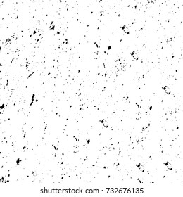 Black and white texture of grunge vector. Abstract monochrome pattern for surface and textile design. Brushed black paint cover. Grunge rough dirty background 