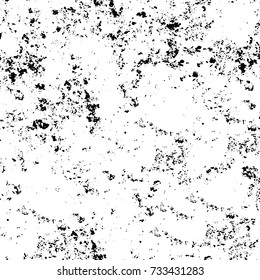 Black and white texture of grunge vector. Abstract monochrome pattern for surface and textile design. Brushed black paint cover. Grunge rough dirty background 