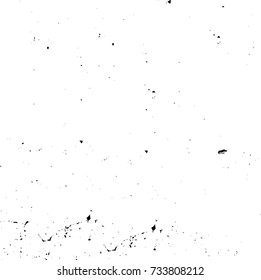 Black and white texture of grunge vector. Abstract monochrome pattern for surface and textile design. Brushed black paint cover. Grunge rough dirty background 