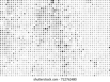 Black and white texture halftone. Abstract background of ink stains. Vector grunge vintage