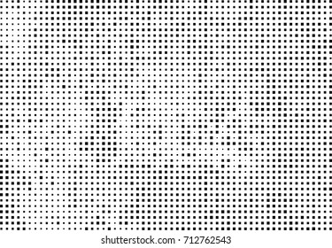 Black and white texture halftone. Abstract background of ink stains. Vector grunge vintage