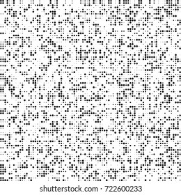 Black and white texture halftone. Abstract background of ink stains. Vector grunge vintage